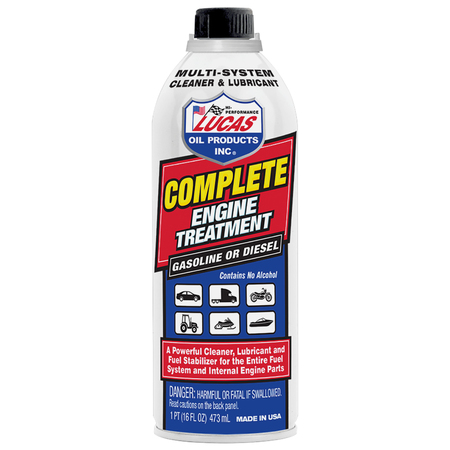 LUCAS OIL 16oz. Complete Engine Treatment 10016L